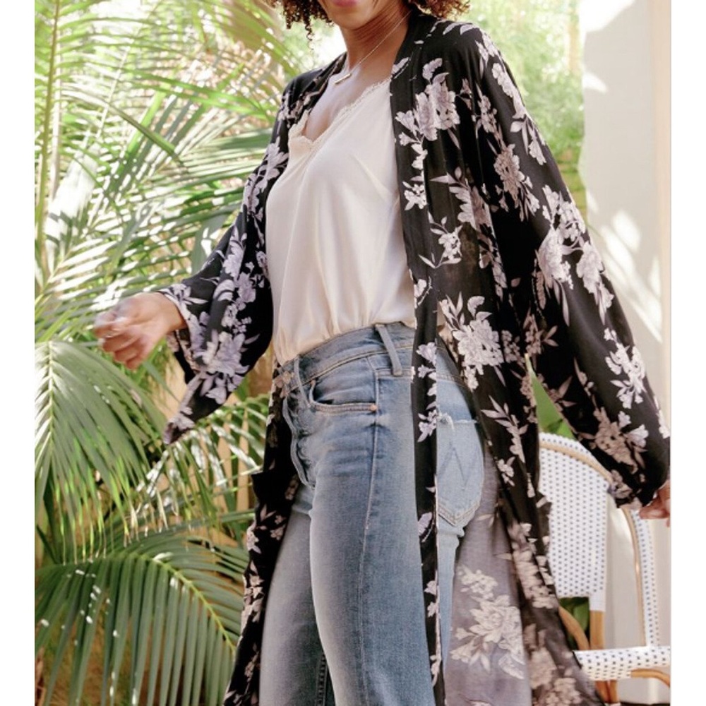 Spiritual Gangster Floral Kimono Cover up